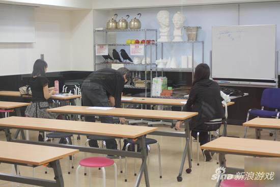 动画专业的学生课后自主练习