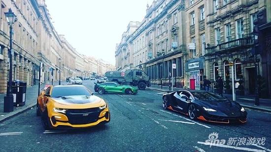 《变形金刚5》片场照