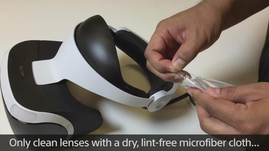 镜片清洁不要用水或其他任何清洁剂