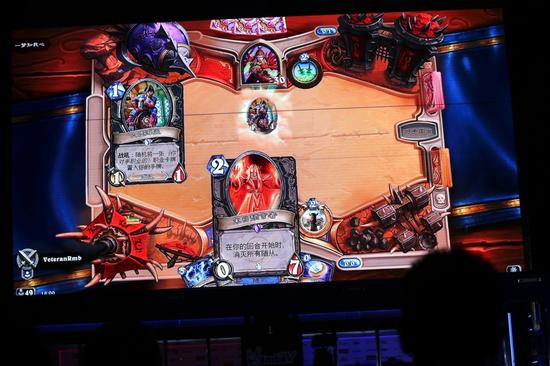 ImbaTV百万VS江南学子炉石对战现场