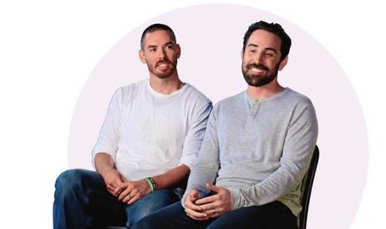 马克（左） 与布兰登