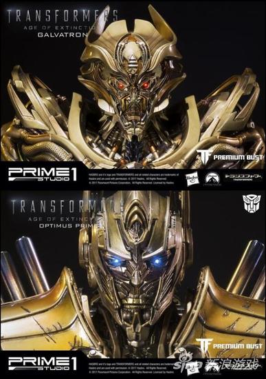 《变形金刚》电影推出擎天柱和惊破天酷拽胸像