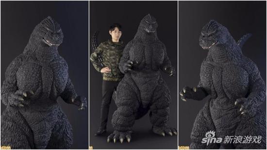 高玩用3D打印打造巨型哥斯拉