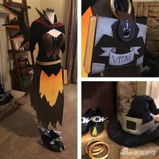 《守望先锋》天使万圣节COS