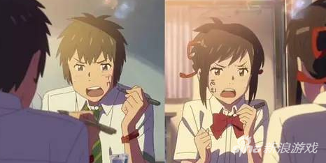 日本网友热议《你的名字》男女主角的"第一次"