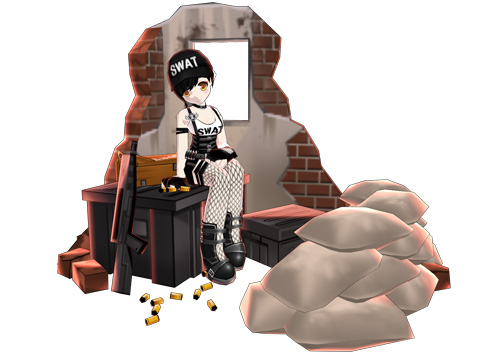 SWAT作战中休息(白天)