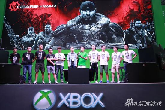 ChinaJoy 2016上的《战争机器：终极版》表演赛