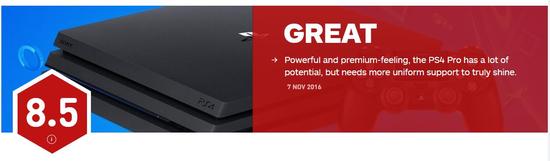 PS4 Pro评分