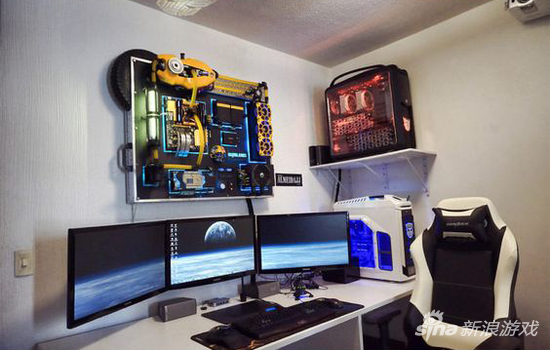 国外电竞玩家晒装备