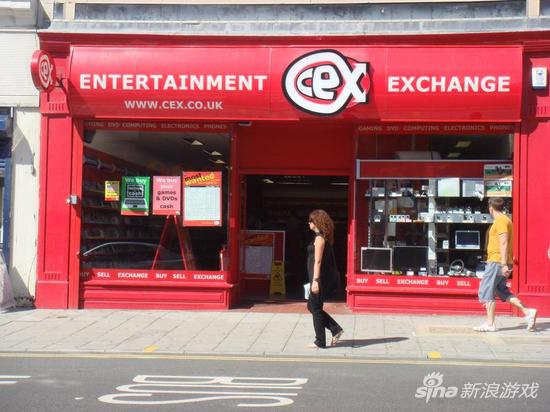 布莱顿的 CeX 店。