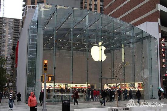 纽约的一家 Apple Store。
