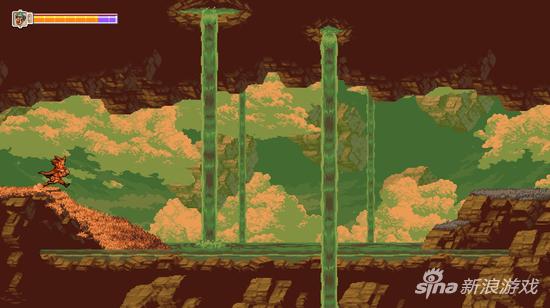 玩法为复古的恶魔城战士