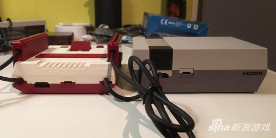 任天堂迷你红白机日版与美版对比