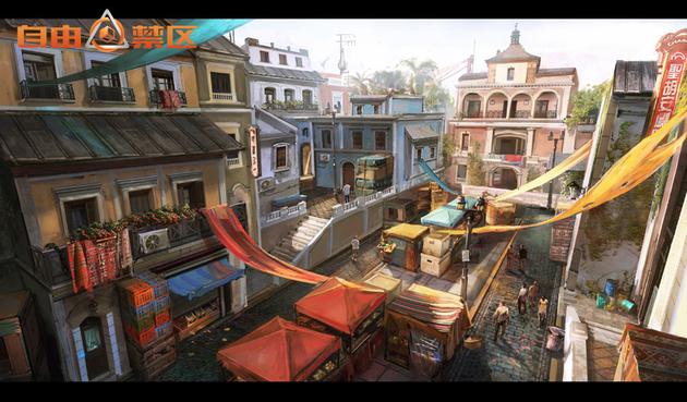 图14：“夏湾集市”地图原画首曝