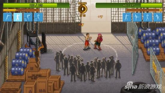 简单的回合制战斗，无需操作