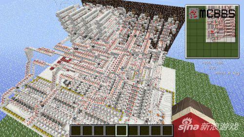 大神在《我的世界》中做出《吃豆人》