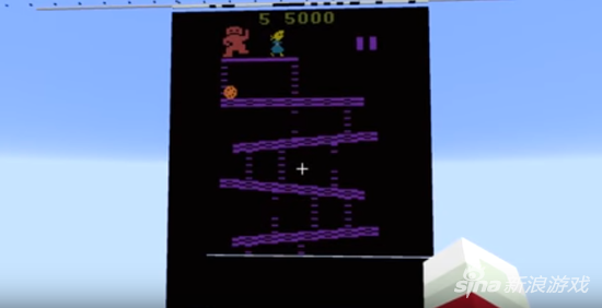 大神在《我的世界》中做出《吃豆人》