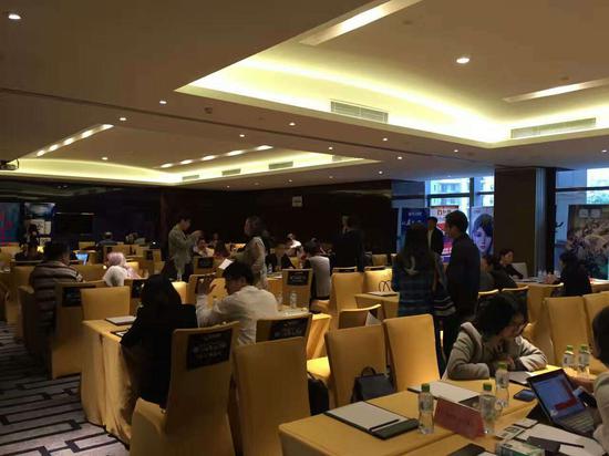 国际游戏商务大会1V1专场现场