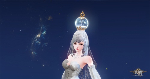 纤细小人雪中翩翩起舞