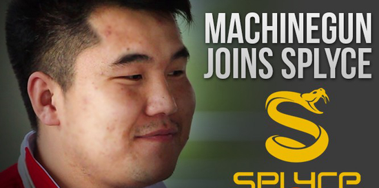 蒙古籍选手Machinegun加入Splyce，国际纵队的正在适应世界节奏