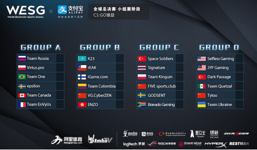 CSGO项目分组概况