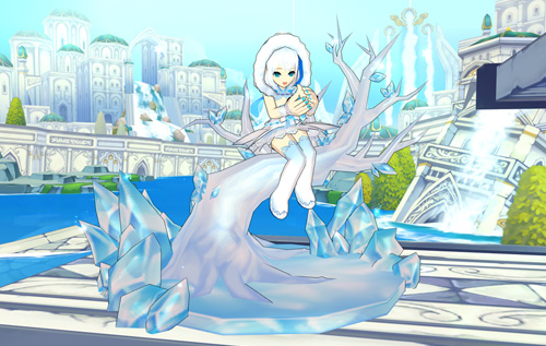 萌化人心艾尔之光个性定制冰冻树桩