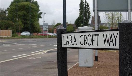 位于英国德比郡的劳拉·克劳馥路