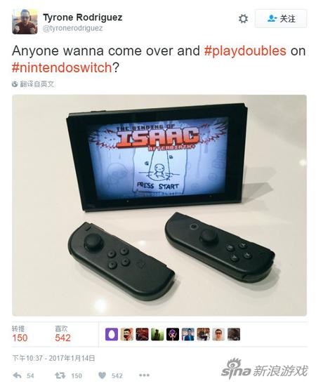 Switch版《以撒的结合》或支持双人联机