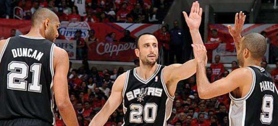 马刺“三驾马车”分别来自美国、阿根廷、法国三个国家