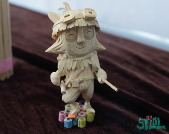 普通而伟大 LOL尿毒症玩家用筷子制作英雄