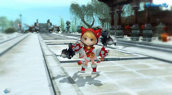 图4：新春特别灵兽“小福喵” 六变化为人形