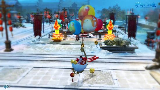 图3：新春气球坐骑“逐晨风”