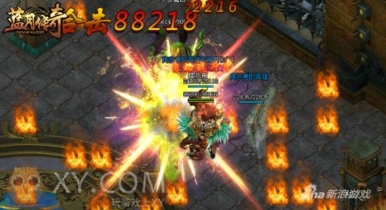 XY游戏《蓝月传奇》提升战力格局