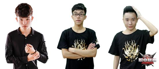 左：MSPL-后来-孬孬　中：MPL-复仇者-风一　右：MPL-诗月-飘雪