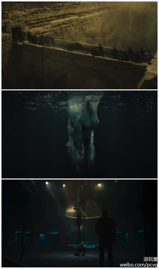 法鲨一个信仰之跃跳到水里，阿尼姆斯就炸了