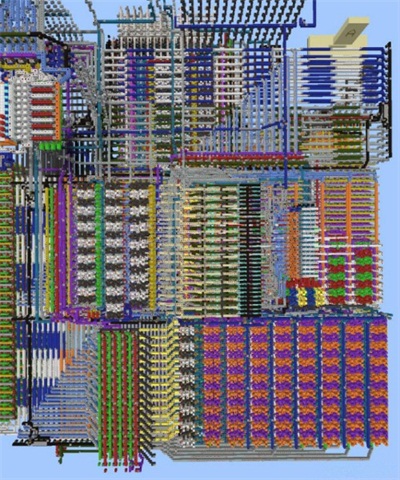 用《我的世界》玩《吃豆人》