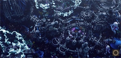 Blockworks的9名成员用6天时间、3200万块方块搭建的作品《Deep Sea》