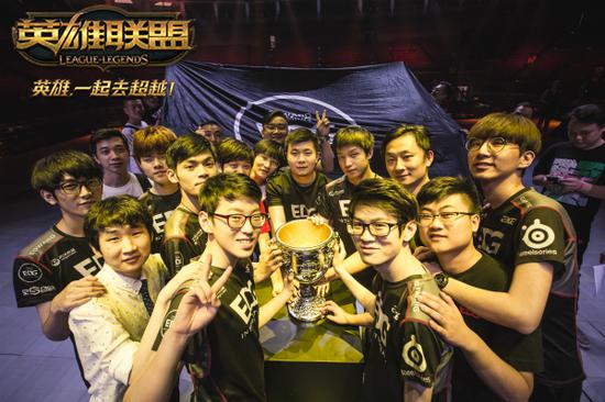 图2：LPL史上获得冠军次数最多的队伍EDG