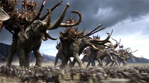 象兵能否有指环王中那般威武霸气？