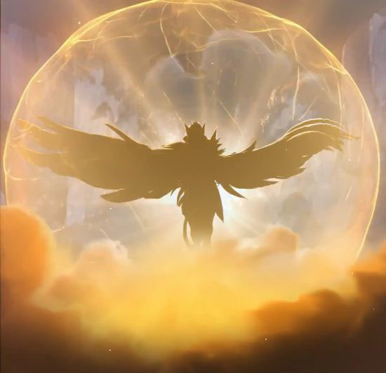 开头一阵光辉，与之前的图一致