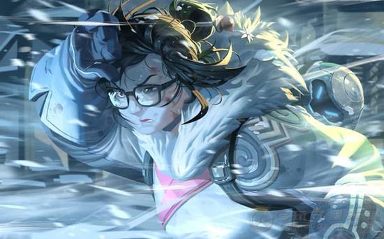 官方漫画画师Nesskain在推特上公布的小美漫画形象