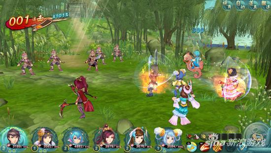 本代的战斗画面