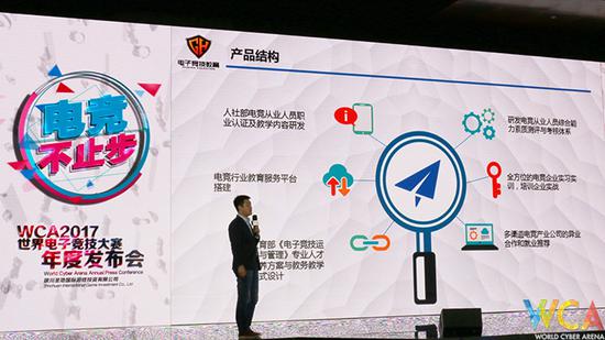 GH电子竞技教育CEO程磊先生演讲发言