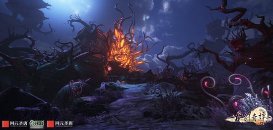 图5 《古剑奇谭网络版》梦魇慈恩寺