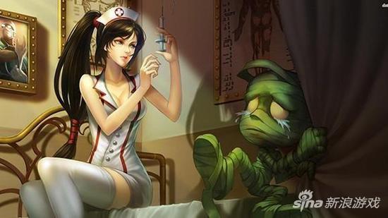 娜也是一个颇为出彩的角色,虽然和"寂静岭"中登峰造极的女护士没法比