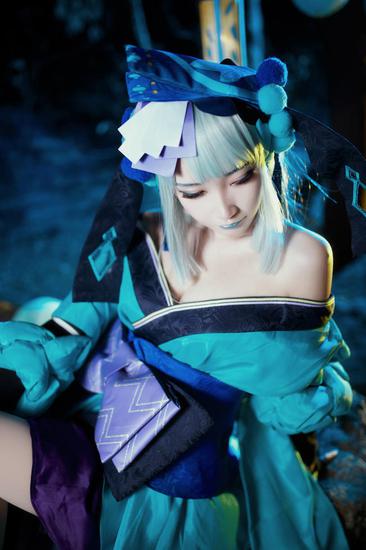 阴阳师完美cos青行灯 还原度细节我给满分