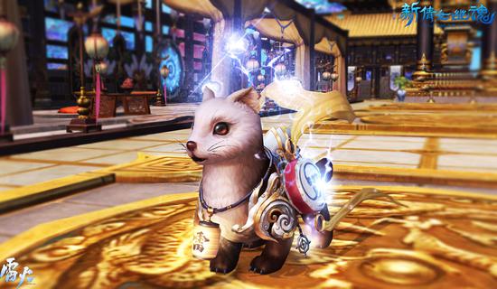 威风凛凛的灵兽“雷貂” 身带雷电