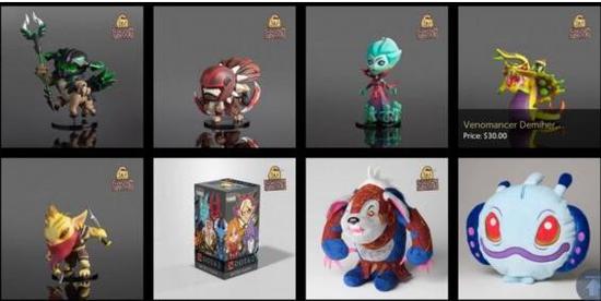 Ti5英雄主题的小物件深的观众喜爱