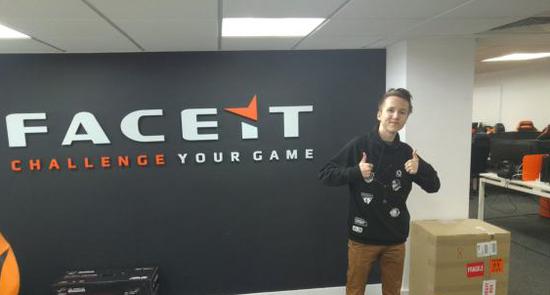 今年3月被邀请至Faceit总部