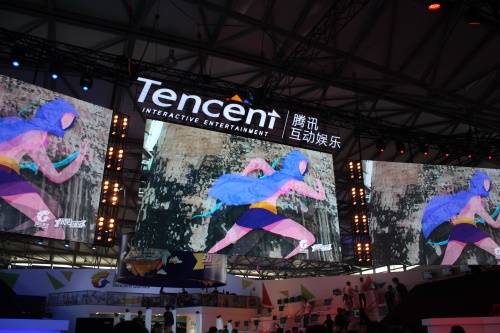 chinajoy-腾讯2014年展台
